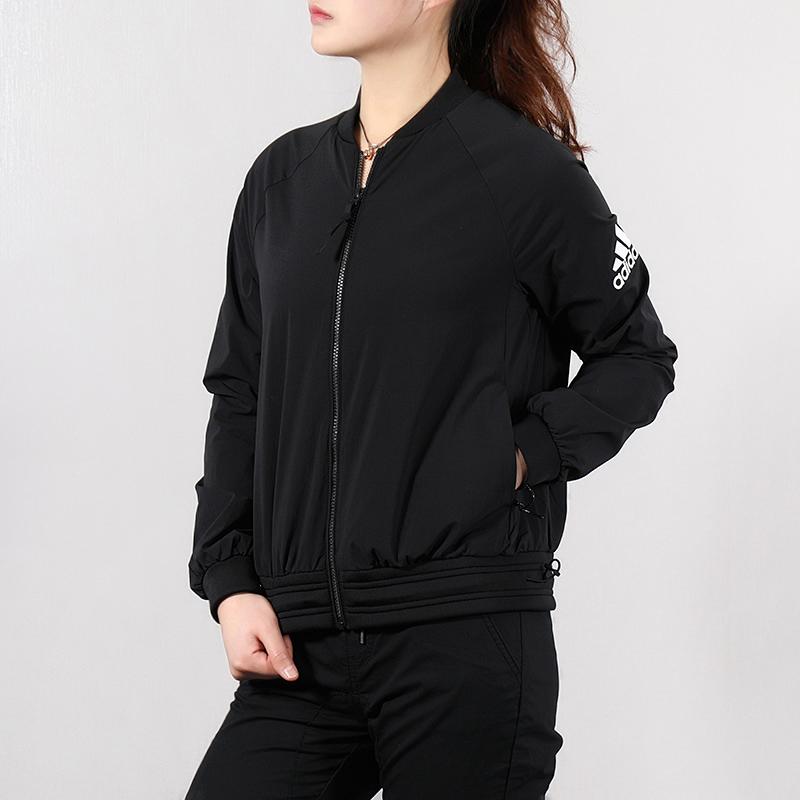 Adidas Casual Sports Pilot Jacket Women Jackets Black DW4586
