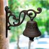 Weatherproof Cast Iron Door Bell Metal Wall Mounted Bell Vintage Doorbell  Garden Decor