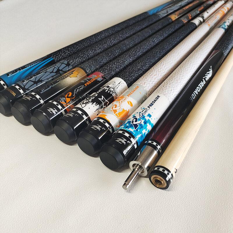 Billiard Cues Stick 1/2 Split Maple Pool Cue 8 Ball 9 Ball PREOAIDR 11.5mm 13mm Billiard Cue with Accessories