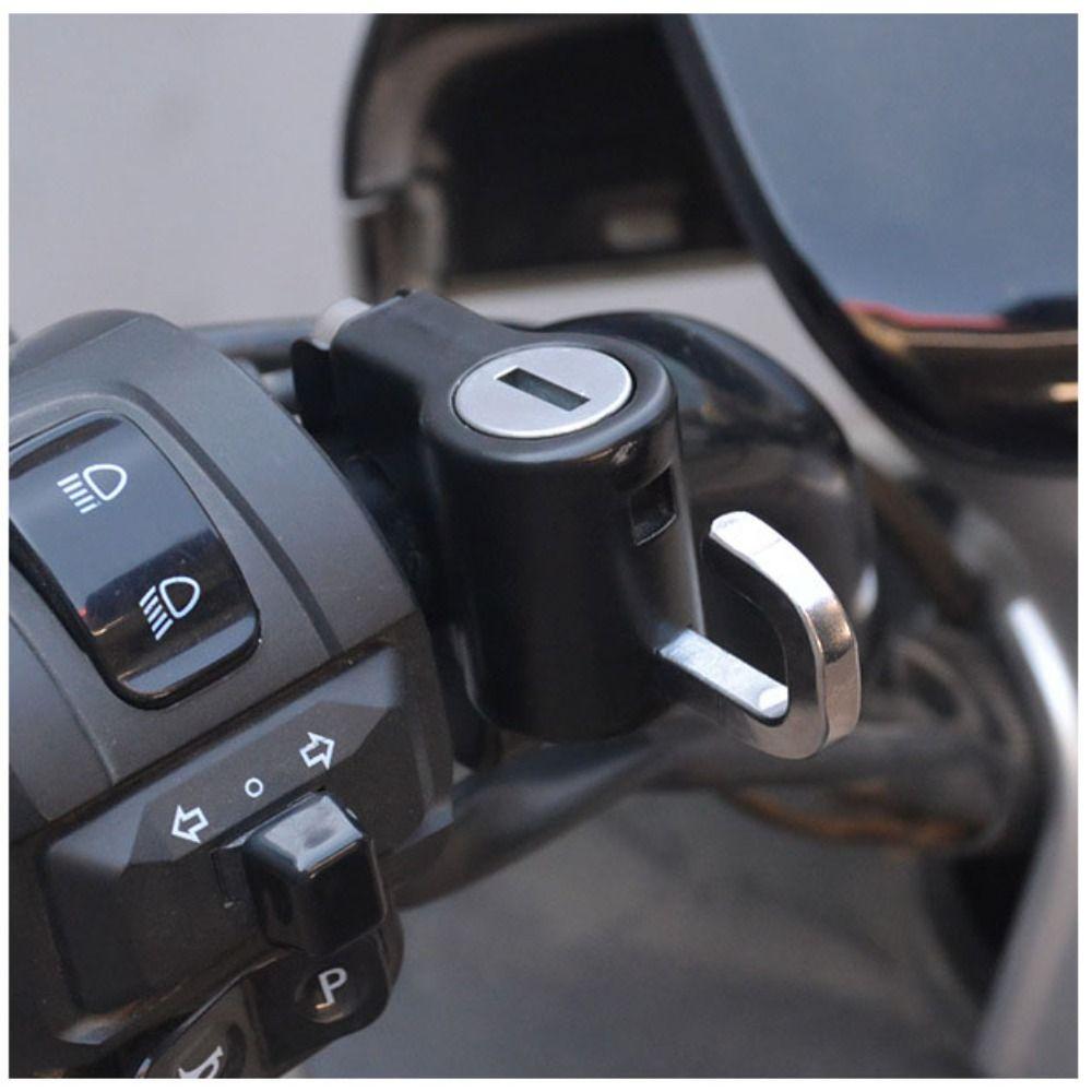 Multifunctional Handlebar Helmet Lock Safety Fixed Electric Motorcycle  Bicycle Accessories