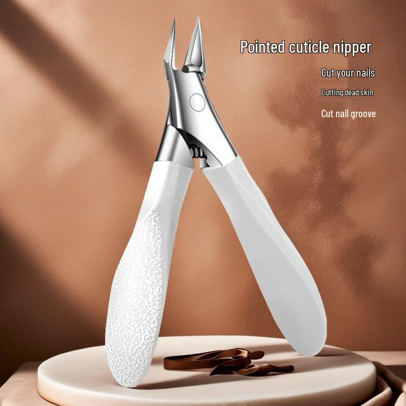 Slanted Tip Stainless Steel Toenail Nippers & Clippers for Ingrown Nails and Dead Skin