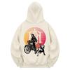 Khc0156 Khan Custom Bike Fleece Hoodie - Cream