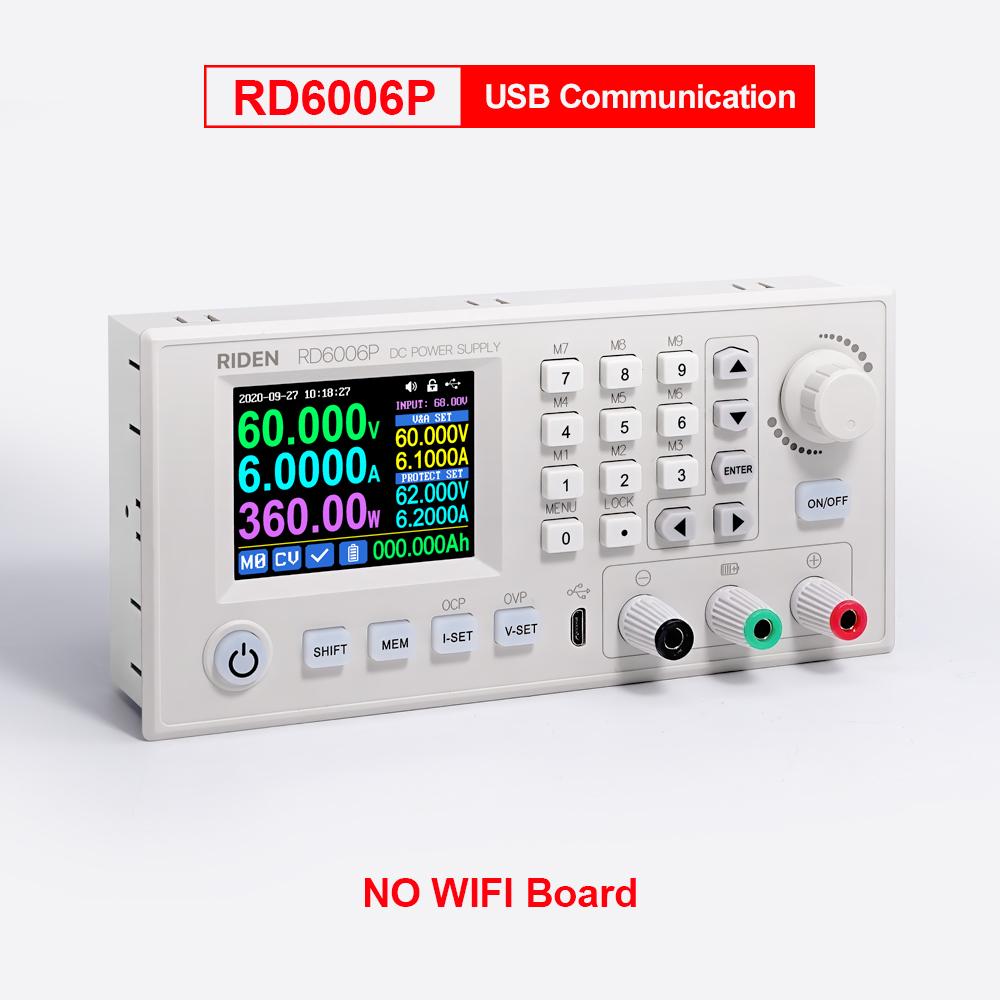RD RIDEN RD6006 60V 24A DC DC Adjustable Step Down Voltage Bench Power Supply Buck Converter Battery Charging& 400W PSU