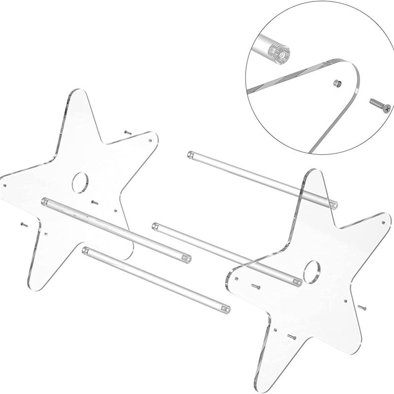 

Портативный прозрачный акриловый дисплей стенд держатель универсальный полка витрина стойка для книг альбомов и документов прозрачный