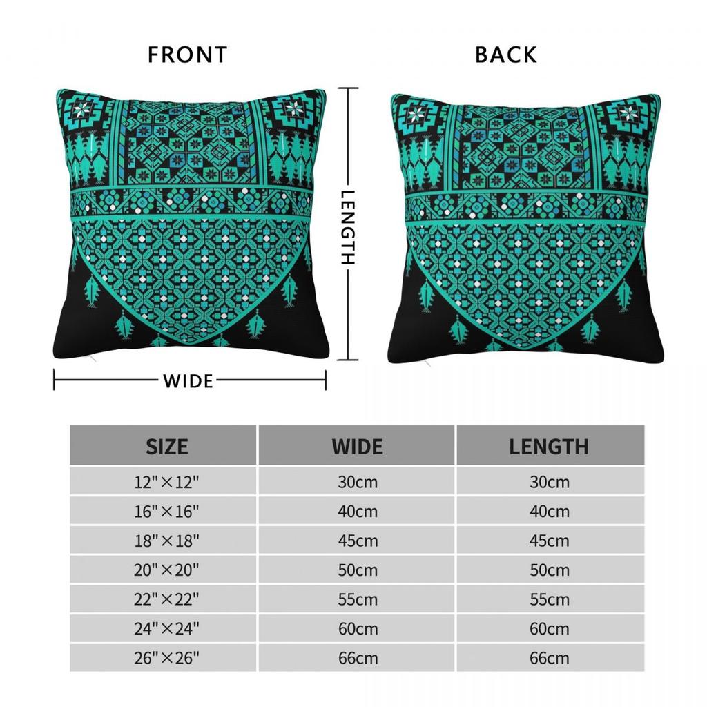 Palestinian Embroidery Tatreez Cross Design Pillow Cover Cushion Cover Pillow Case Funny Pillowcases For Sofa Home Decorative