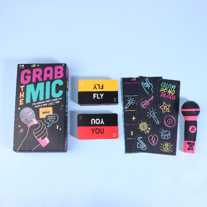 Family Karaoke Game Grab The Mic Party Lucky Egg Exciting Grab The Musical Toys For Family And Friend A2