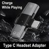 Splitter OTG 2 In 1 Adapter Fast Charging Type C 2-in-1 Multifunctional Adapter  Earphone