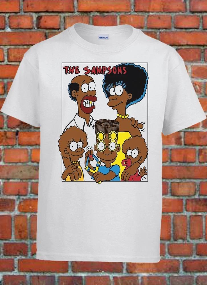 Bootleg Black Bart the Sampsons 90s Graphic Tee M