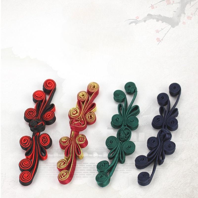 5 Pairs Retro Handmade Chinese Closure Buttons Knot Fastener for Sewing Cheongsam Tang Suit DIY Button Decorative Accessories