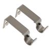 2 adjustable wall holder wall bracket for curtain rods / curtain rods