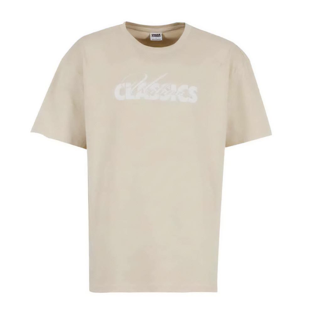 Urban Classics Mens Cursive Logo Heavyweight Oversized T-Shirt