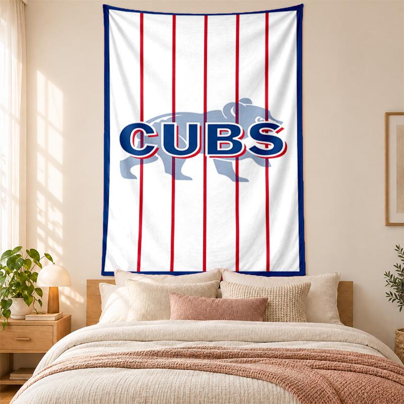 Chicago Cubs Tapestry Highquality for Decorating Living Room Bedroom Dorm Walls Ideal As Bedroom Wallart Orholiday Gift