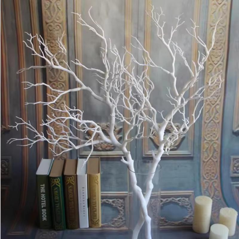White Coral Tree Branches Wedding Props Decorations DIY Road Leads Centerpiece Ornament for Wedding