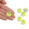 uxcell 6-Piece Round Bubble Level, 18x9mm, Mini Round Bullseye Level for Camera Tripods, Telescopes, Workshops, Turntables, and Picture Frames, Green