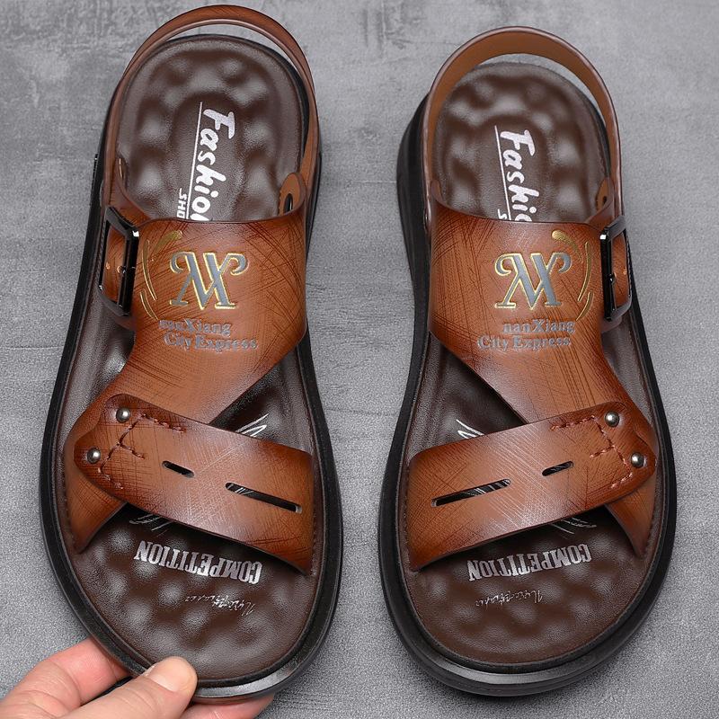 Men's sandals summer non-slip beach shoes men's foreign trade large size new flip-flops casual wear cool slippers