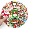 102 Christmas Personalized Cartoon Festive Theme Children's Decoration Mobile Phone Case Skateboard Suitcase Stickers