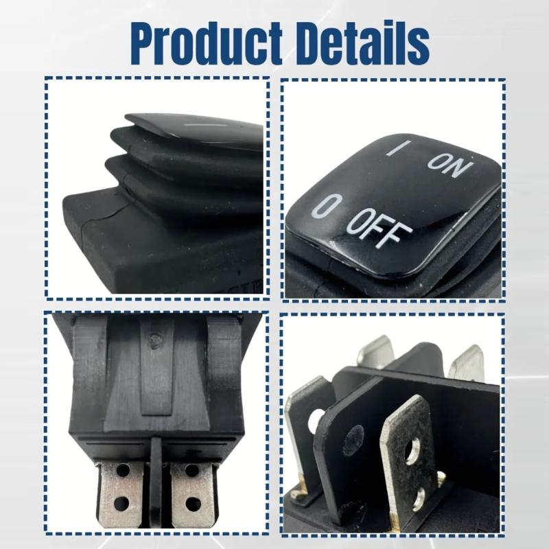 Waterproof Toggle Switches Corrosion Resistant Quick Connect Solution Marine Grade Electrical Component for 440