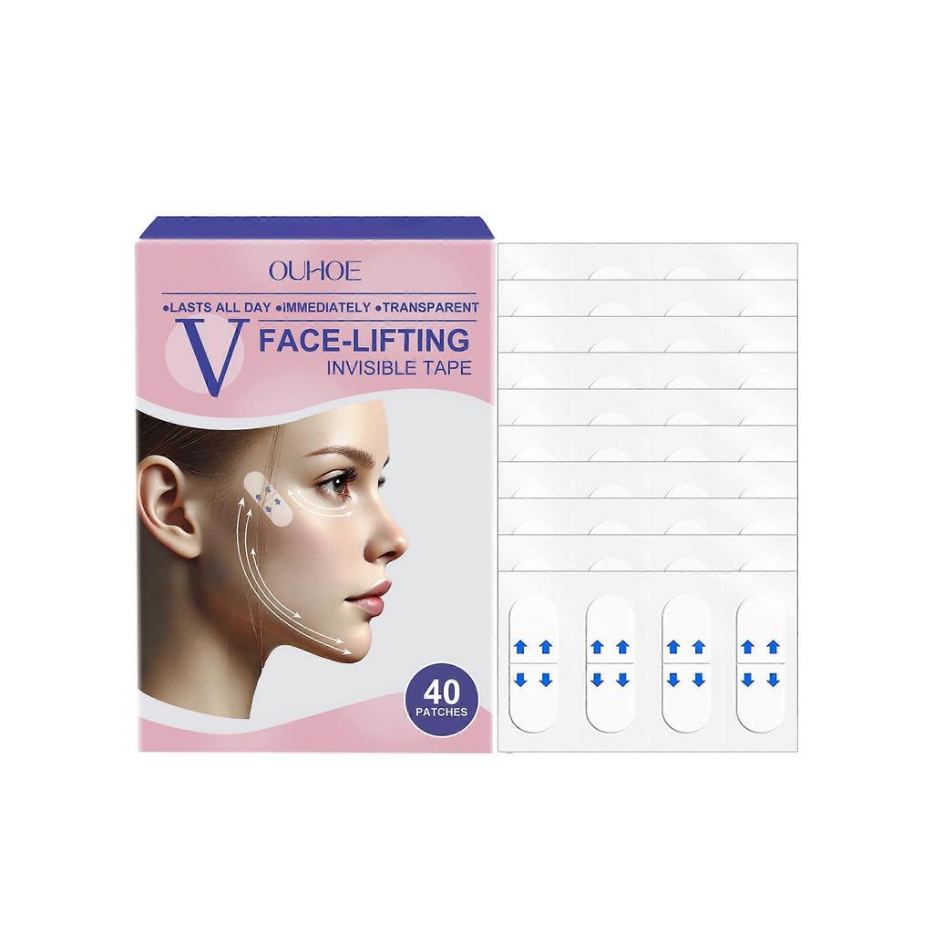 Ouhoe Facial Lifting Patch Hydrating, Skin-Softening, Firming, Breathable, Invisible Chin V-Line Lifting Beauty Patch