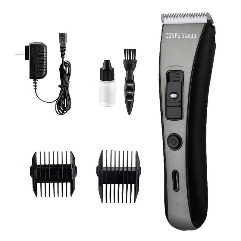 Kangfu T109 Silent Rechargeable Hair Clipper for Adults & Babies - Electric Razor for Home & Salon Use.