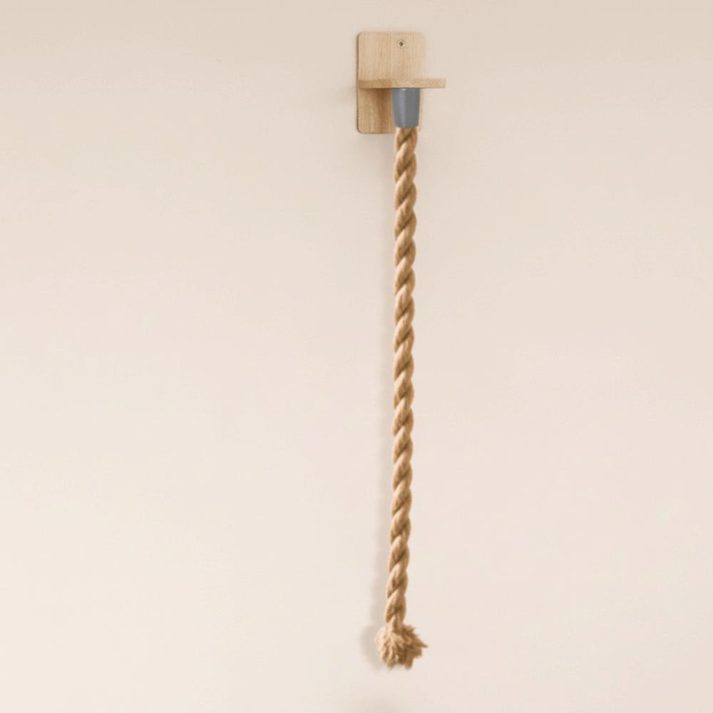 Wear Resistant Cat Climbing Shelf Screw Fixation Sisal Rope Cat Climber Cat Wall Rope Rack  Play