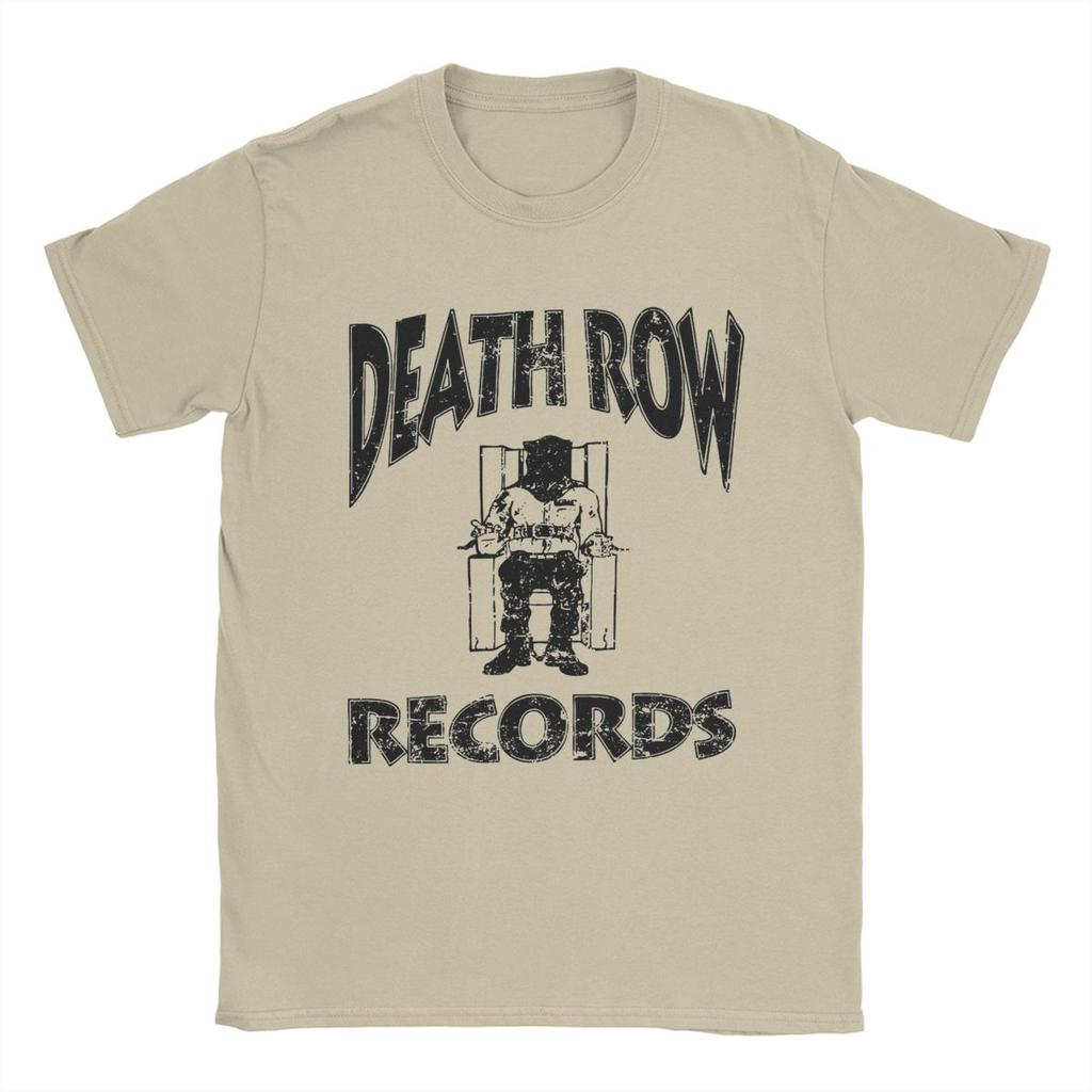 Death Row Records T-Shirt für Herren Mode 100% Baumwolle T-Shirts Rundhals Kurzarm T-Shirt Neue Ankunft Kleidung