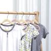 16Pcs Velvet Hangers Non-Slip Rotin Baby Clothes Hangers Portable Children Closet Organizer Drying Clothes Space Saving