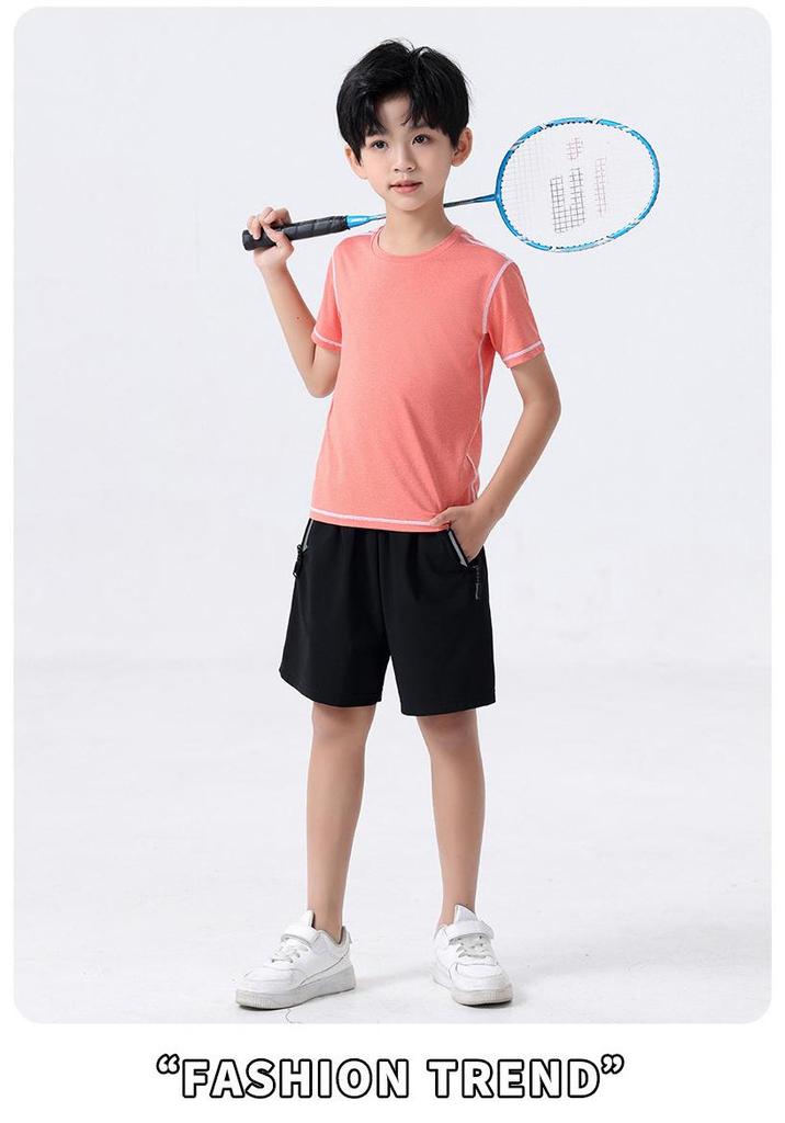 Children's Quick-Dry Long Sleeve Sports T-Shirt for Boys & Girls - Perfect for Basketball, Running, & Yoga