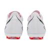Puma Ultra Match Round Toe Lace-Up MG (Rubber Short Stud) Soccer Shoes Men Soccer Shoes White Red Black 107520-01