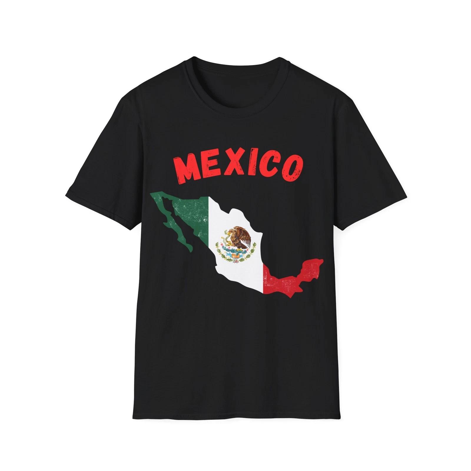 Mexico Flag Unisex T-Shirt, World Cup T-Shirt, Gift for Her, Gift for Him 3XL