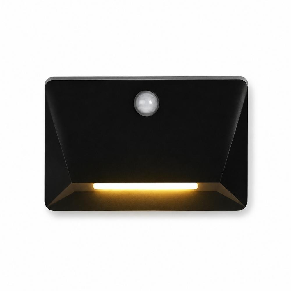 Rechargeable Motion Sensor Night Light with Linked Multi-Light Activation, 3000K Warm Light, Magnetic Mount for Hallway and Stairs