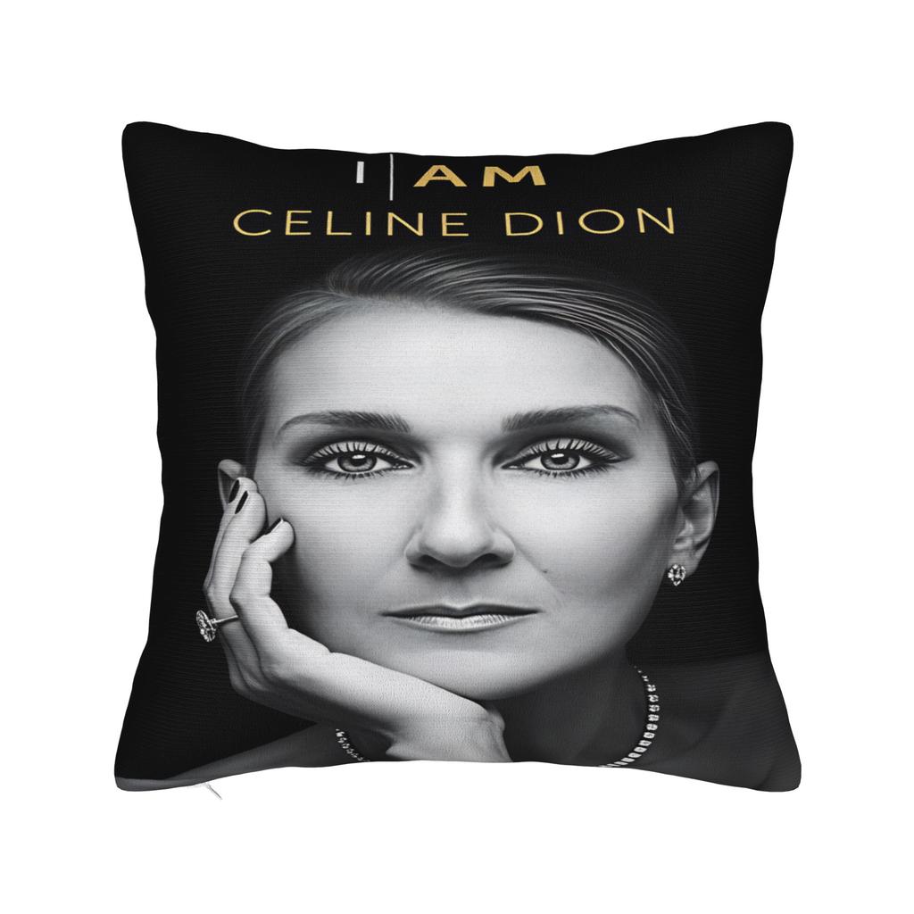 Celines Dions Paris 2026 Pillow Cover Morden Pillow Case For Couch Sofa Bedroom Graphic Cushion Cover Gift