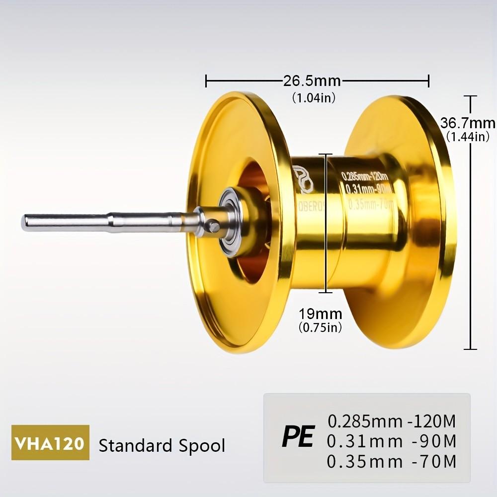 High-Speed Baitcast Reel, 7.2:1 Gear Ratio, Aluminum Metal Spool, 17.64LB Max Drag, Magnetic Brake System, Ergonomic Handle for Precision Control