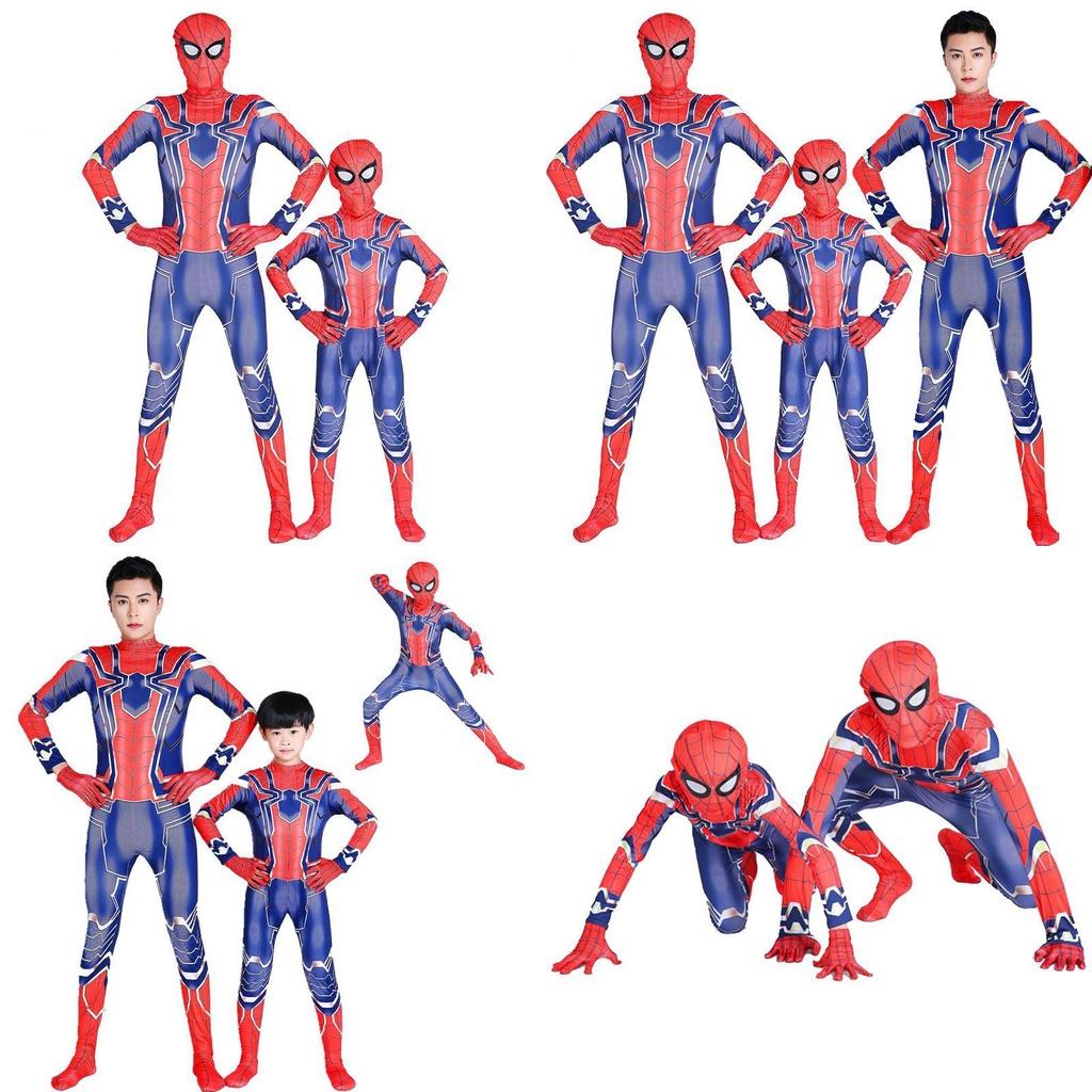 Exquisite Iron Spider-man Cosplay Costume Featuring Perfect Stitches For Halloween Fun