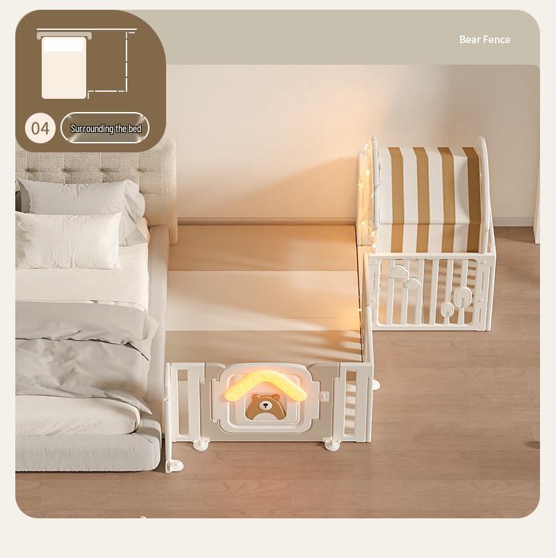 Three-Sided Baby Sofa Rail and Crawling Mat for Indoor Play