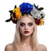 Dunkle Serie Rose Blume Haarreif Rollenspiel Zubehör Für Halloween Thema Event Und Feiertagsumzüge Verkleidung Kopfschmuck
