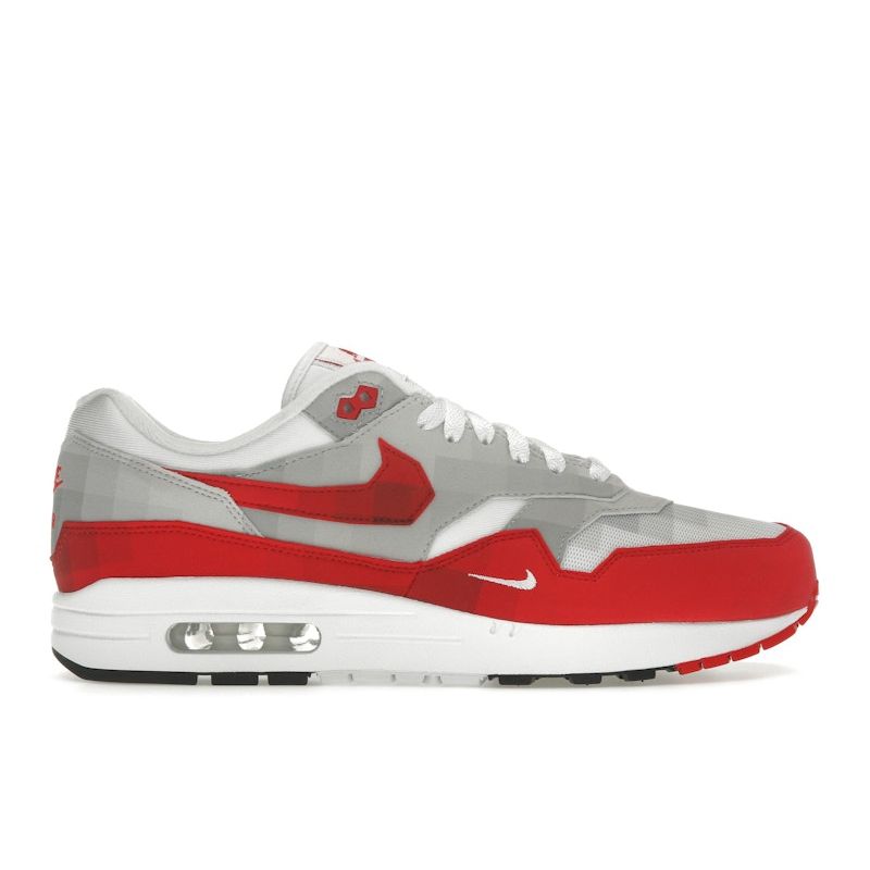

Nike Air Max 1 Low Poly Men Sneakers Red University-Red White HQ5882-100 42