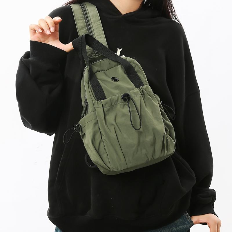 Unisex Light Chest Pack for leisure  waterproof nylon sports bag  fitness  cycling  versatile backpack  outdoor  new