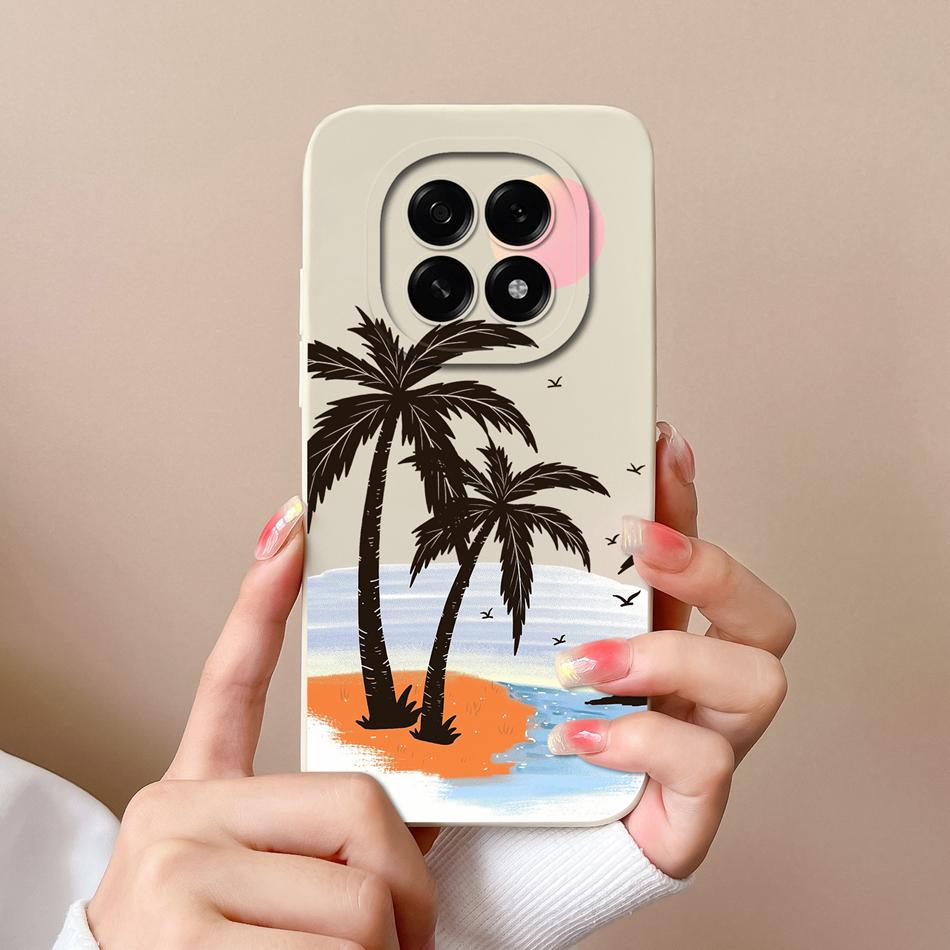 For Oppo A5 Pro 5G Phone Case Cute Cartoon Back Cover For Oppo A 5 2025 Full Protection Soft Liquid Silicone Anti Drop Housing