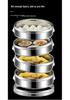 Large-Capacity Stainless Steel Steamer Basket for Fish and Buns