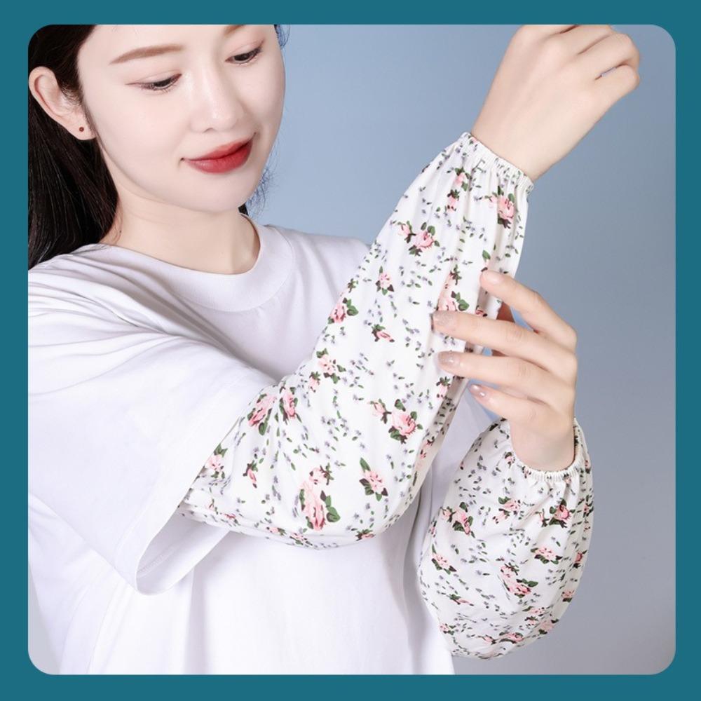 Anti-UV Ice Silk Gloves Loose Long Mittens New Sunscreen Sleeves  Summer