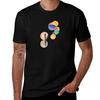 Circles Collage 5 Tshirt Casual Loose Fit Summer Tee Shirt Tshirt