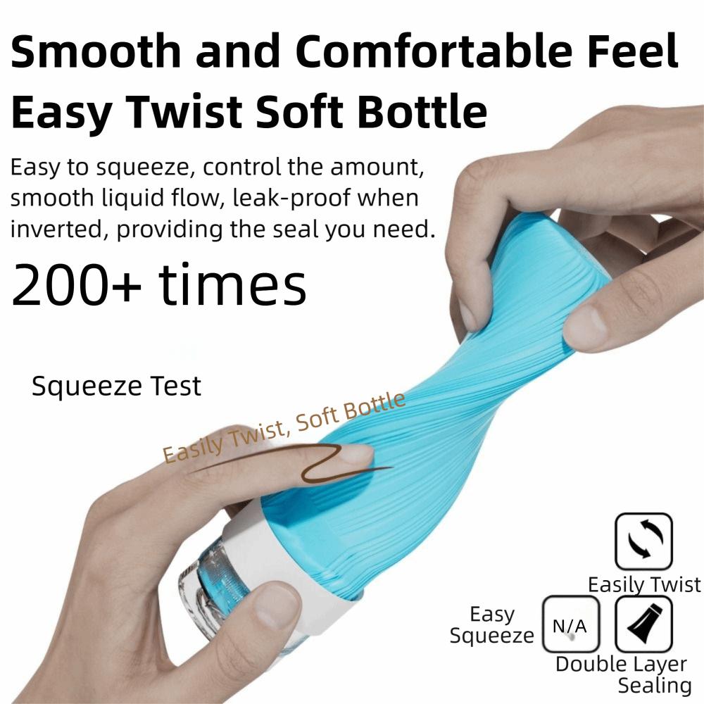 Leak-Proof Squeeze Liquid Bottle Kit Empty Portable Lotion Container  Shampoo Container