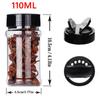 4/10/15/20pcs Spice Jars with Labels Plastic Transparent Spice Bottle Containers for Spice Pepper Salt Cocina Kitchen Spice Jar
