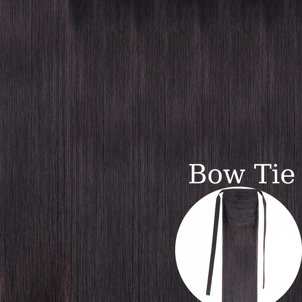 

MERISIHAIR 22 34 дюйма, синтетические прямые волосы, наращивание хвоста, натуральный галстук-бабочка, наращивание волос для женщин 55 CM