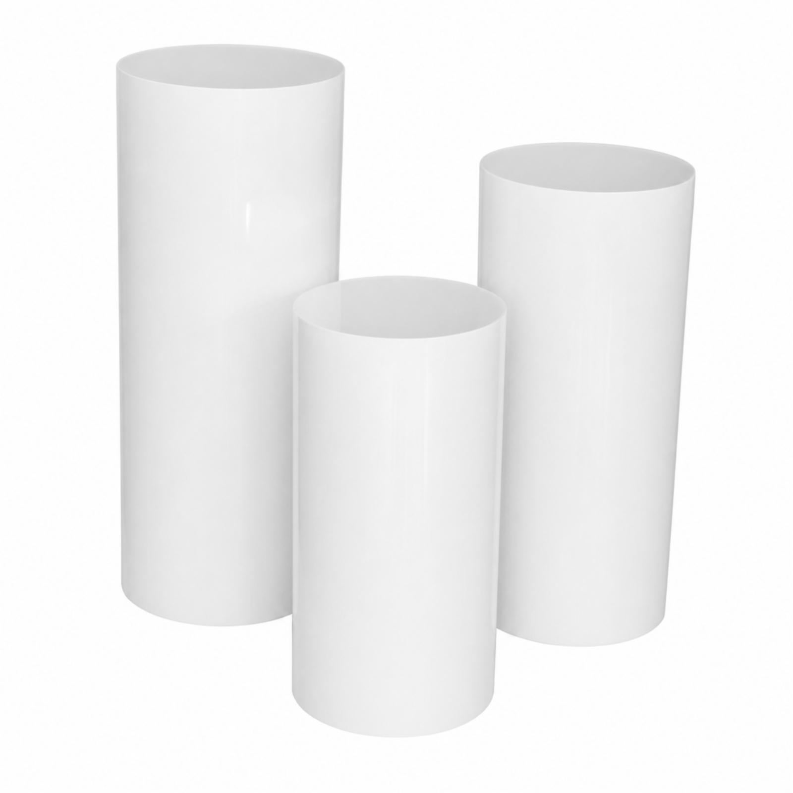3 Pieces Cylindrical Display Pedestals |