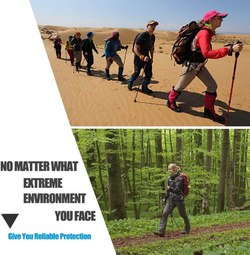 Leichte Gamaschen für Bergsteigen, Kurze Gamaschen mit Schlamm- und Sandschutz für Trekking und Outdoor-Aktivitäten, Beindeckungen für Damen [Parallelimport]