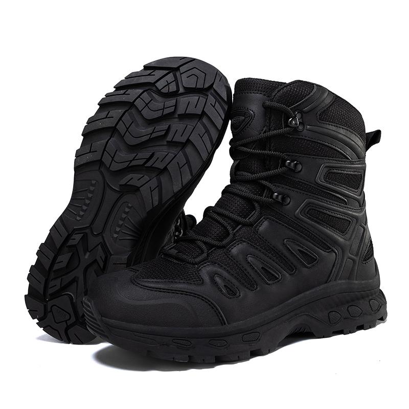 Men's Boots High Quality Hiking Boots Men's Outdoor Boots Non Slip High Top Training Boots Men's Plus Size Jungle Hunting Boots
