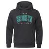 Unisex Hooded Sweatshirt With Brooklyn 1898 Print - Soft Cotton Blend Loose Fit Winter Casual Wear