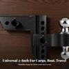 Adjustable Trailer Hitch with Dual Ball Versatile doubleBall Mount Hardware