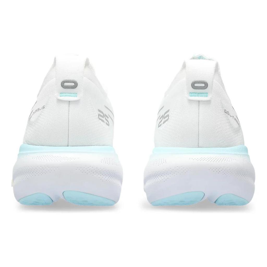 Nya Asics Gel Nimbus 25 Vit Pure Silver Gul Dam 1012B356-105